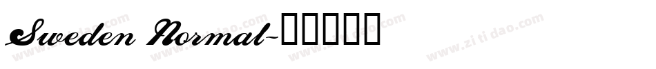 Sweden Normal字体转换